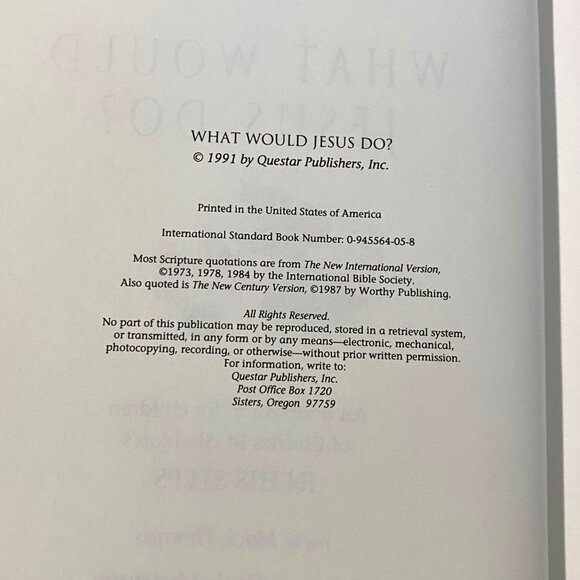 What Would Jesus Do Charles M Sheldon Retold for Children Hardcover Mack Thomas - Picture 3 of 7